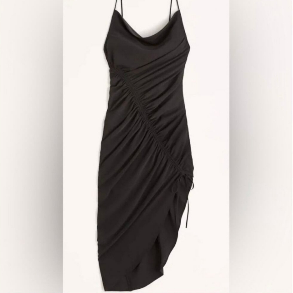 Abercrombie & Fitch Black Medium Cocktail Dress Wedding Guest Vacation